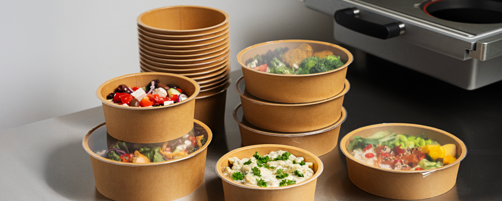 The round bowl format is adapted for modern food concepts such as salads, bowls, sushi and poke bowls and provides a clear and appetising presentation on the retail shelf.