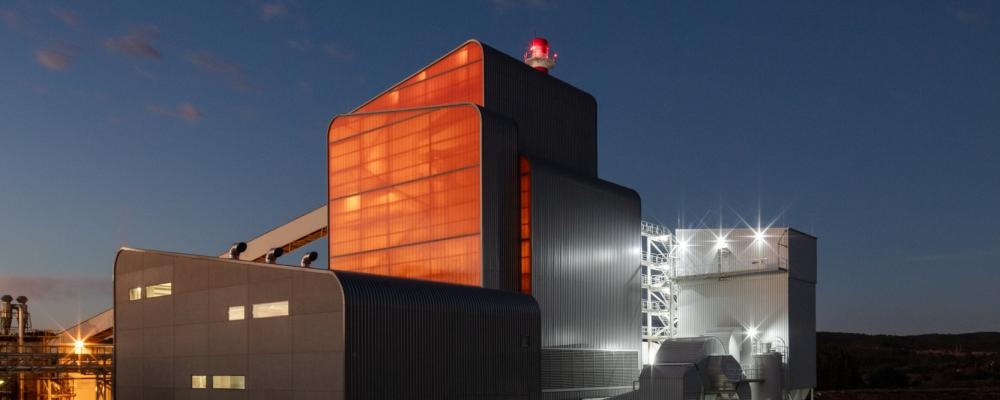 The company aims to scale world’s first industrial production of climate positive textile yarn. Caima Mill, in Constância, Portugal. Photo:  Altri