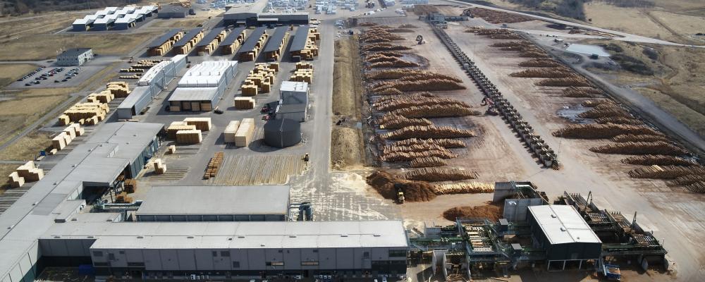 Braviken sawmill. Photo: Lars Hejdenberg/Holmen