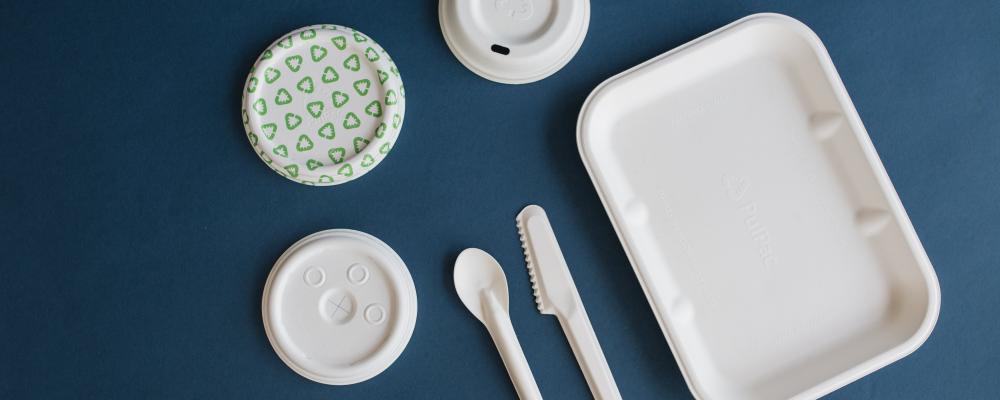 Dry molded packages. Photo: Pulpac