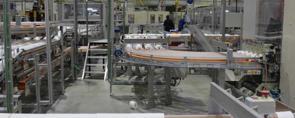 The company will manufacture large paper rolls from recycled paper, which will be converted into different tissue products.