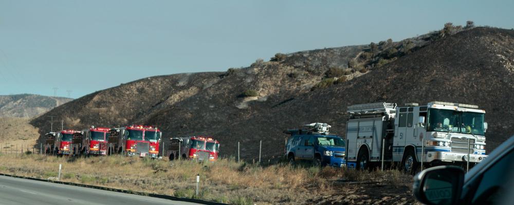 Wildfire in Los Angeles. Photo: JpXg/Wikimedia Commons