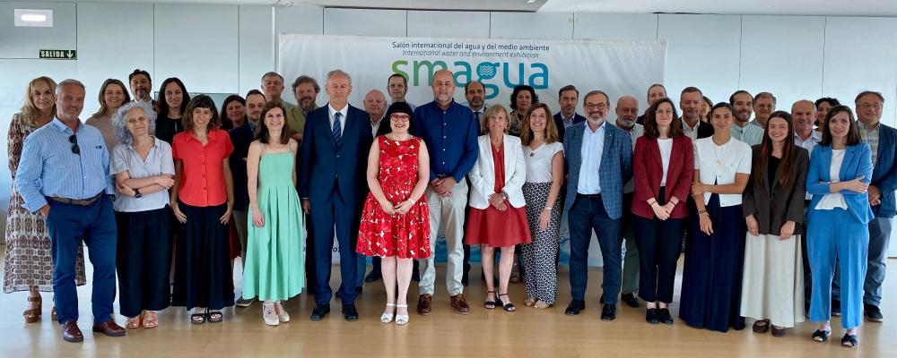 The meeting was marked by the formalization of the incorporation of the Ministry for the Ecological Transition and the Demographic Challenge of the Government of Spain. Photo: SMAGUA