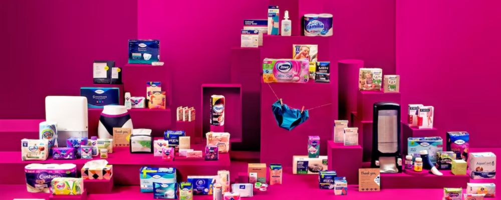 Assortment of Essity products. Photo: Essity