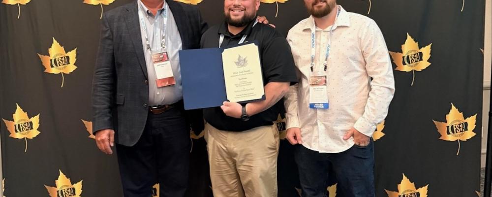 Representatives from SunDance accept industry recognition. Photo: SunDance
