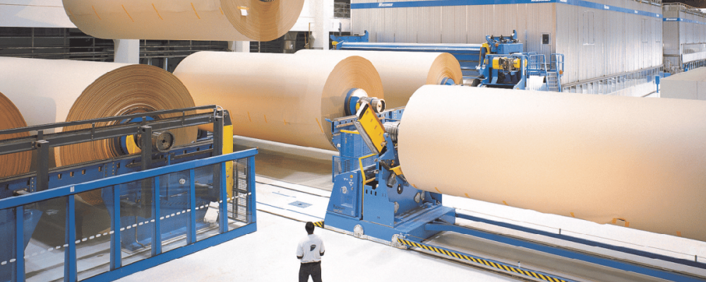 Papermill. Symbol image: Palm