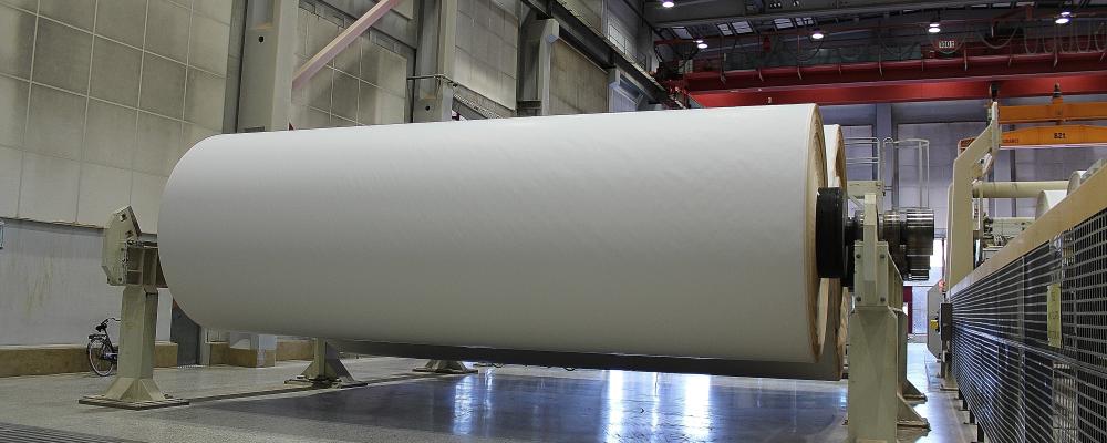 Paper roll. Metsä Group’s pulp and sawmill business Metsä Fibre produces not only pulp and sawn timber but also other bioproducts such as biochemicals and bioenergy.