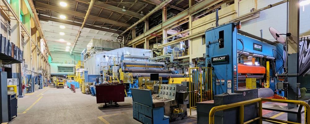 Paper Machine 8. Photo: CNW Group/The Legacy Paper Group
