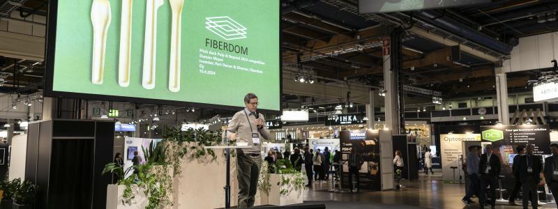 Start-up companies will certainly receive a great deal of attention at the Pulp & Beyond 2026 event, as they are also featured in the traditional start-up competition, “The Forest-Based Bioeconomy Startup Competition 2026”. Photo: Messukeskus