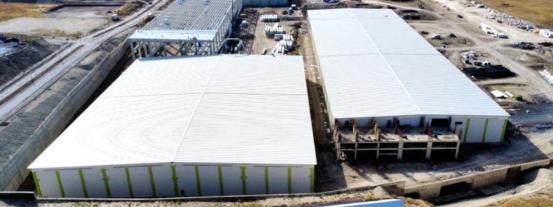 Lila Kağıt Erzurum factory construction. Photo: Oradoc