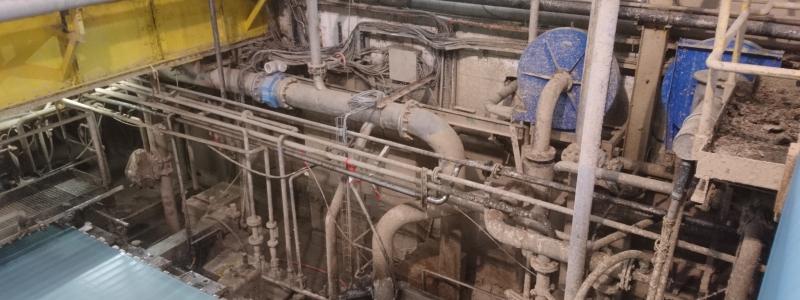 Vacuum system before rebuilding. Photo: Oradok MTK