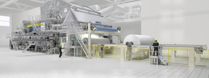 The new line will enable the customer to produce high-quality tissue paper at low production costs, offering opportunities for market expansion. Photo: Valmet