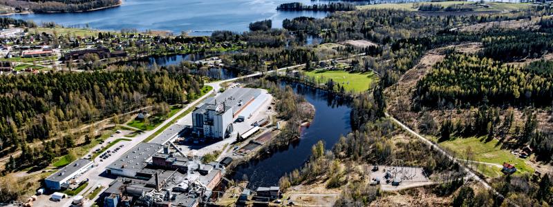 Åmotfors paper mill. Photo: Nordic Paper