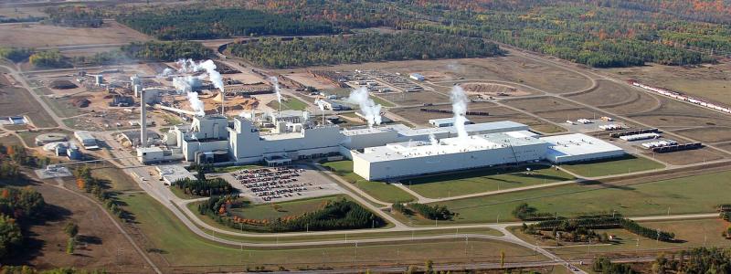 The Escanaba mill. Photo: Billerud AB/Wikimedia Commons