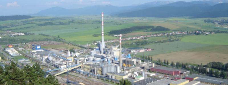 Pulp mill in Slovakia. Photo: Branislav Turcina/Wikimedia Commons