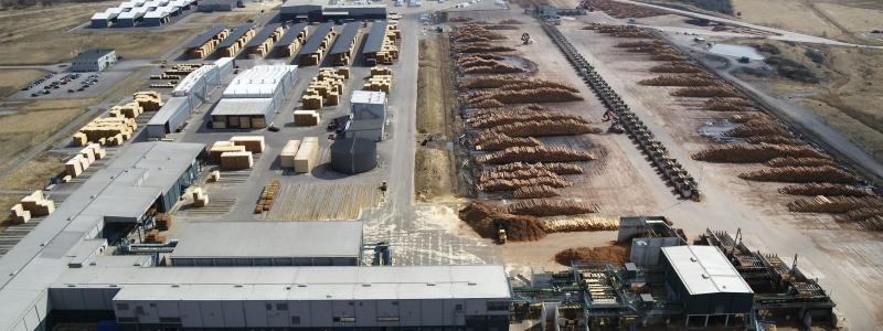 Braviken sawmill. Photo: Lars Hejdenberg/Holmen
