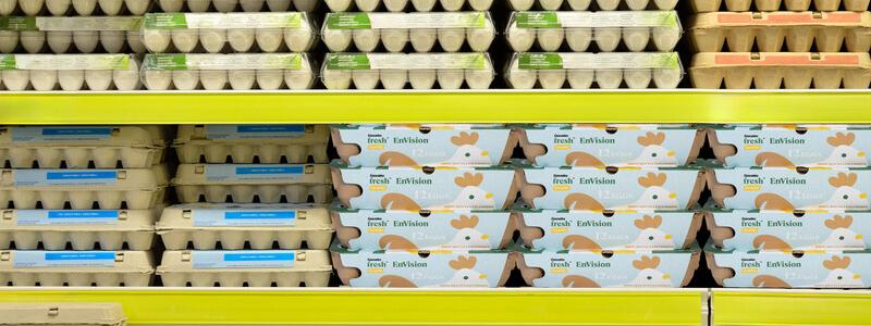 Egg packaging kitchen. Photo: CNW Group/Cascades Canada ULC