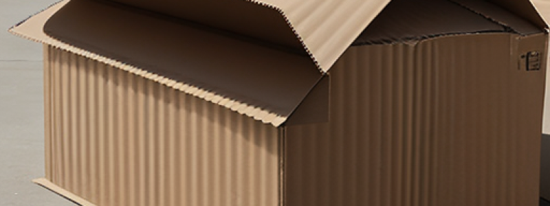 Corrugated box.