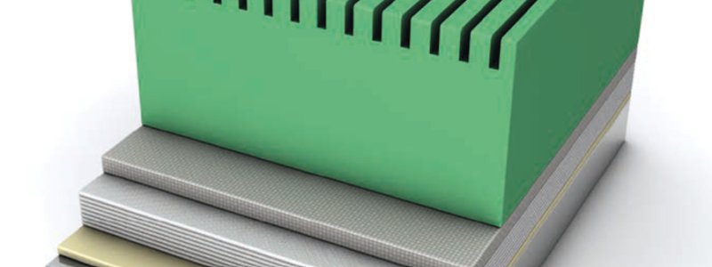 The press roll cover is certified according to the internationally recognized DIN CERTCO for bio-based products. Image: Voith