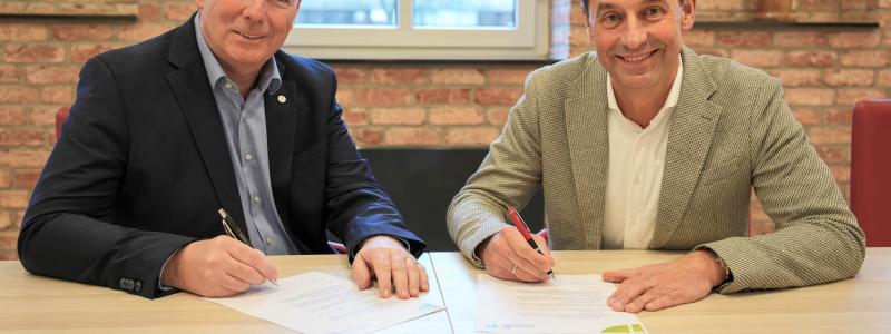 Dr. Thomas Stephanblome und Dr. Matthias Rauhut. Photo: Drewsen Spezialpapiere