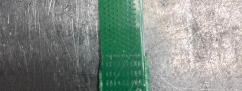 Friction welded PET strap. Photo: PAC Strapping