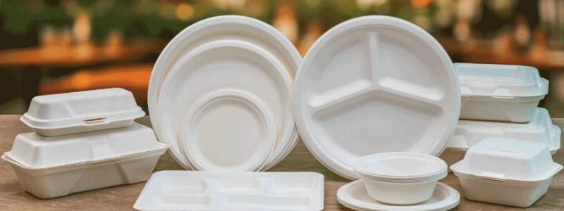Genpak launches Harvest Fiber line of containers, tableware and trays with no added PFAS. The new packaging line is a practical, economical solution for restaurants looking to implement eco-driven packaging policies. Photo: Genpack