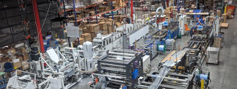 SunDance added an additional pouching machine to its flexible packaging department. Photo: SunDance