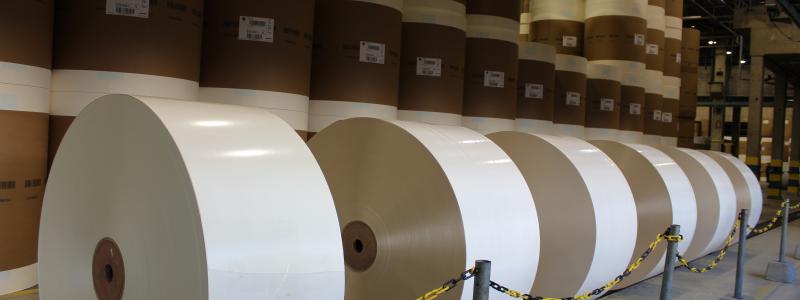 The Simpele paperboard mill in Finland. Photo: Sami Valkeala / Valkea Visuals