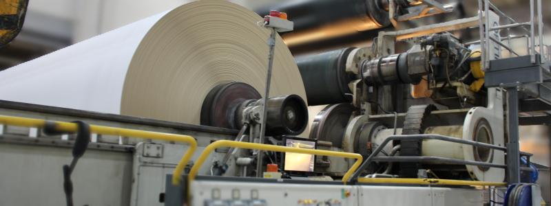 Pilot trials show that blue S delivers enhanced strength properties and good runnability in paper production. Several trials have been conducted at Södra Cell Värö with very positive results. Photo: Per Pixel/Södra