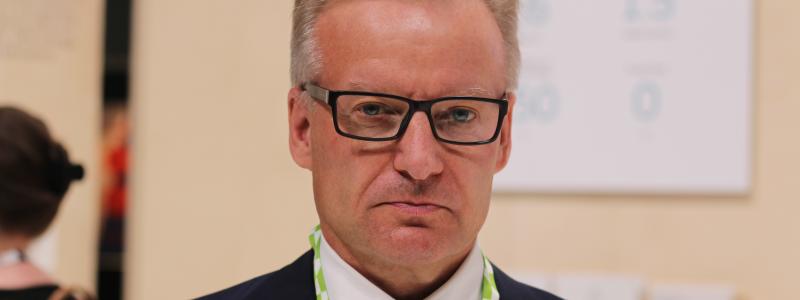 Ismo Nousiainen, CEO of Metsä Fibre. Photo: Simon Matthis