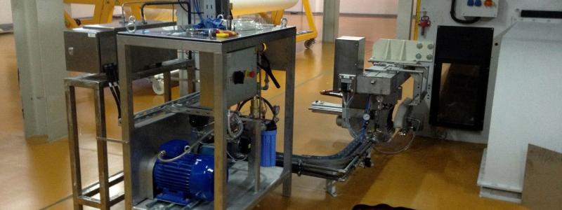 Power Cleaner auxiliary equipment: pump, heater & water recycling. Photo: ProJet