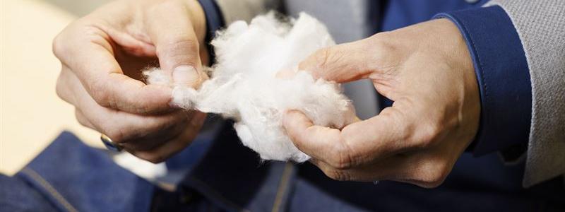 Kuura textile fibre. Photo: Metsä Group