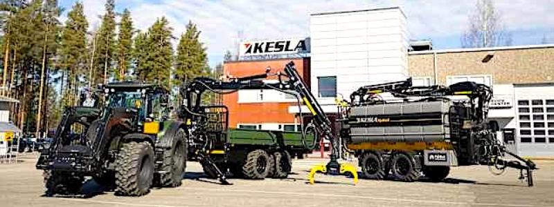 Kesla, founded in 1960 and headquartered in Joensuu, is listed on the Helsinki Stock Exchange and operates in forestry technology and material handling. Photo: Kesla