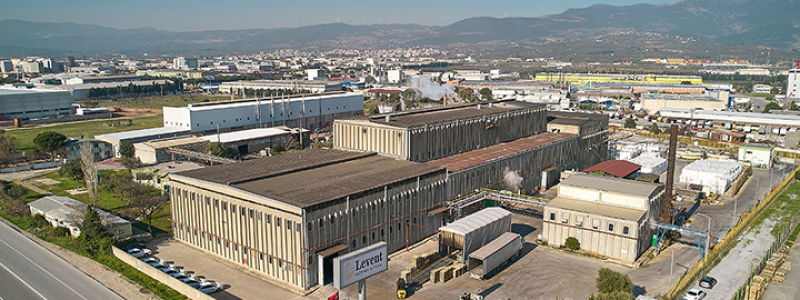 Aerial view of the mill. Image courtesy: Levent Kâğıt