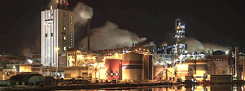 Husum is one of Metsä Board’s largest industrial sites and a key pulp and paperboard facility in Sweden. Photo: Metsä Board.