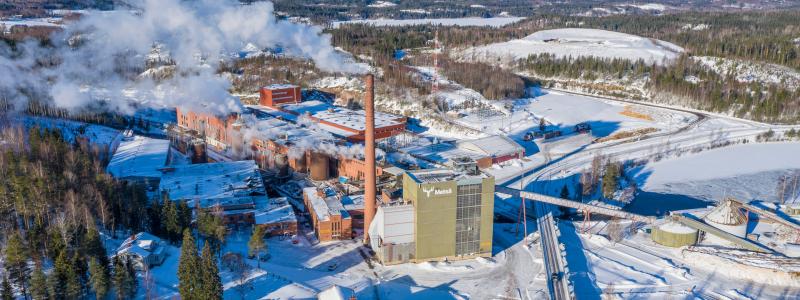 Simpele board mill. Photo: Metsä Board