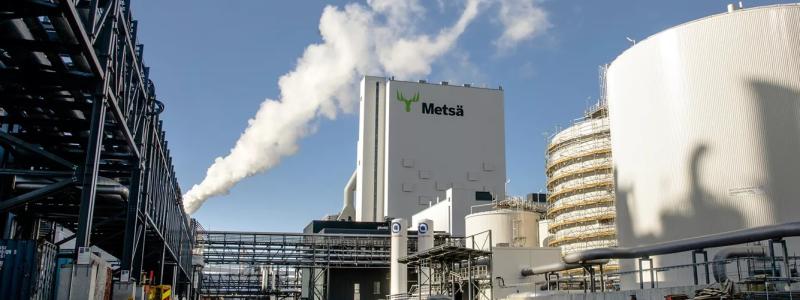 Metsä Group will now investigate how to best link the carbon capture facility to the company’s mill equipment. Photo: Metsä Group