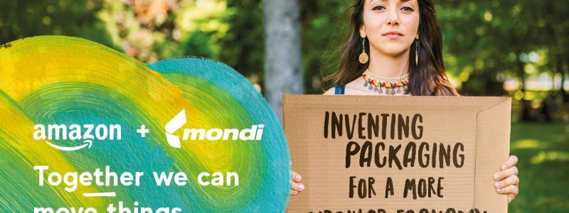 The recyclable paper-padded envelopes for eCommerce deliveries eliminate the need for plastic-based bubble-wrap padding with its shock-absorbent, entirely paper-based, protective padding. Photo: Mondi