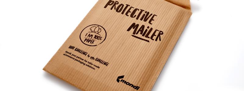 Protective mailer. The recognised products serve customers in eCommerce, food, transit, electronics and consumer goods markets. Photo: Mondi
