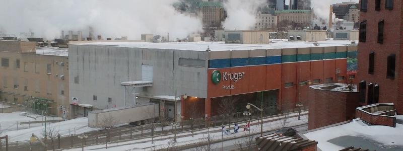 Founded in Montréal in 1904, Kruger Inc. is a major provider of tissue products, 100% recycled containerboard, corrugated packaging, pulp and paper products and renewable energy. Kruger's Gatineau mill. Photo: Oaktree b/Wikimedia Commons