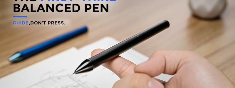 The latest stationery project Life shifts the pen's center of gravity toward the front 1/3 — helping the tip from Orangered settle naturally onto the page so your hand can guide, not press. ORBIT, first-third balanced pen designed to make writing feel more natural, stable, and effortless. Image courtesy: Orangered life