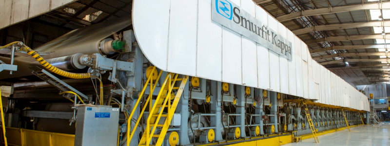 ABB will support the modernization of systems for the board producer's PM5. Image: Smurfit Kappa