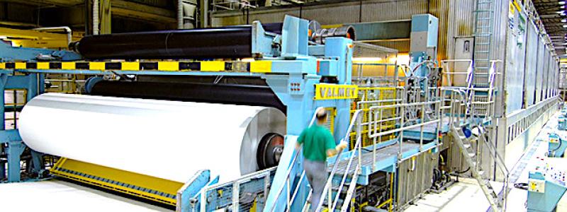 Papermaking in the UK. Photo: Confederation of (British) Paper Industries (CPI).
