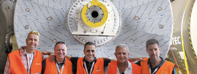 Panda Paper Mills (1997) delegation at Toscotec’s TT SYD Technology Center in Massa, Italy. Photo: Toscotec