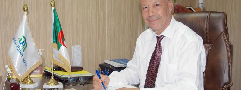 Belkacem Becharef, General Manager of Africaine Paper Mills. Photo: Toscotec