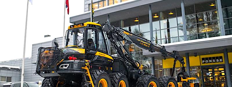 Forest machine manufacturer Ponsse reports weak earnings but strong order intake. Photo: Ponsse
