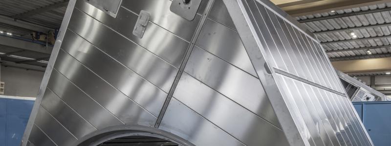 PrimeDry Hood HT manufacturing at Andritz Novimpianti. Photo: Andritz