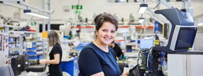 The premises is equipped with a fully operational lab. Photo: ABB