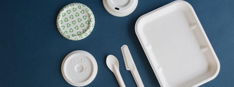 Dry molded fibre packages. Photo: PulPac