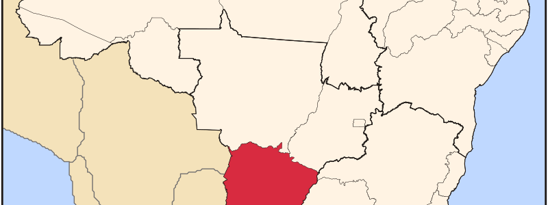 Brazil's Mato Grosso do Sul state. Map: Raphael Lorenzeto de Abreu/Wikimedia Commons